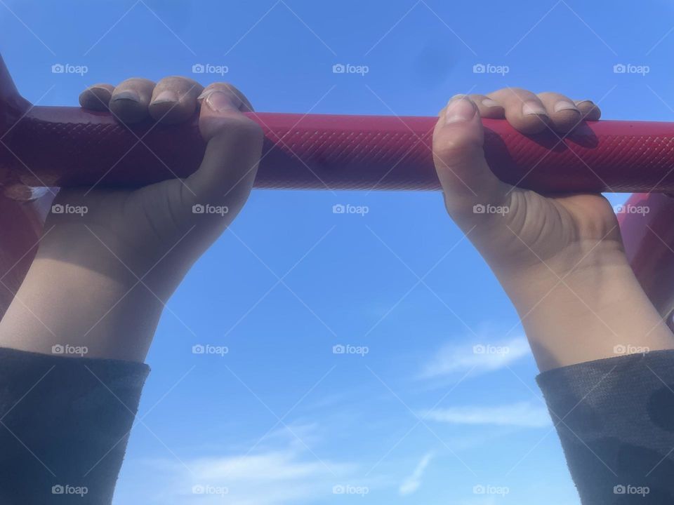 Photo of holding on 