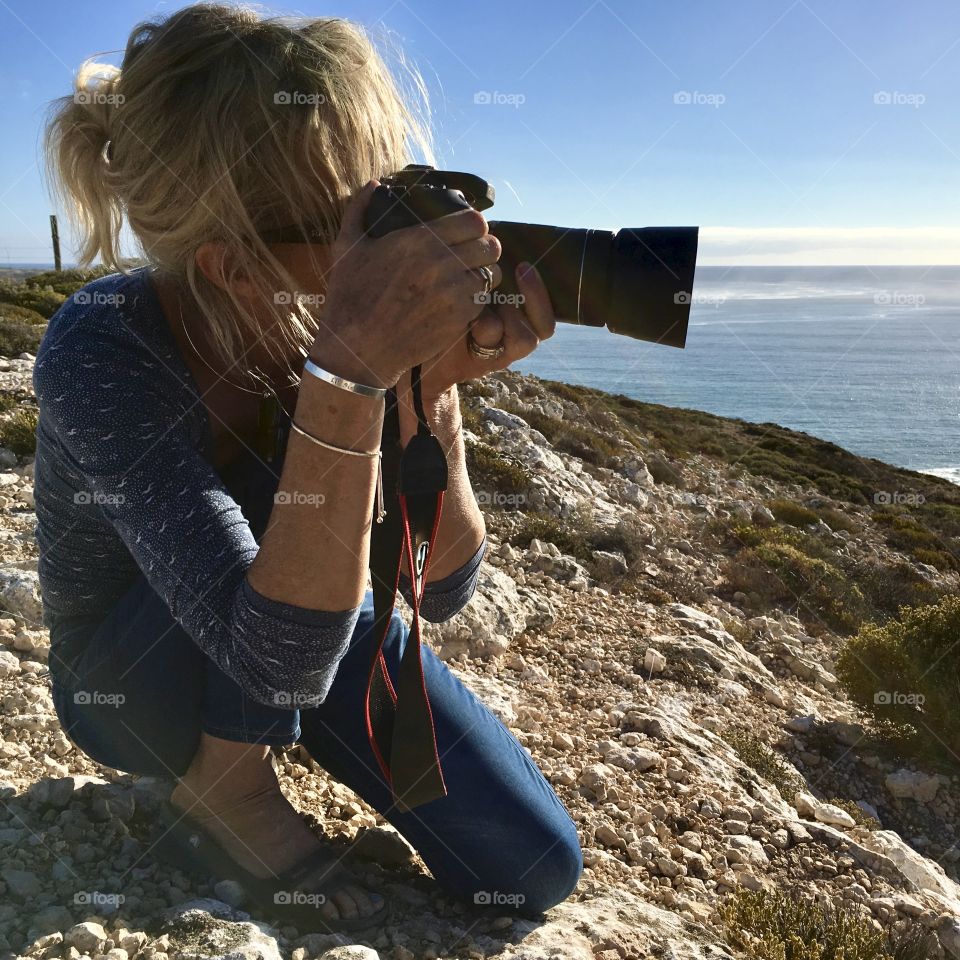 Realising my dream as a photographer high up on the cliffs above the beautiful rugged coastline of South Australia