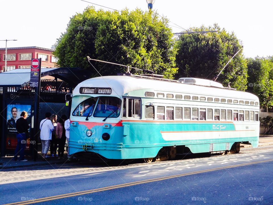 Turquoise Trolley