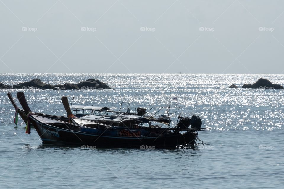 Boat for activity at the beautiful island ... Koh Lipe Thailand