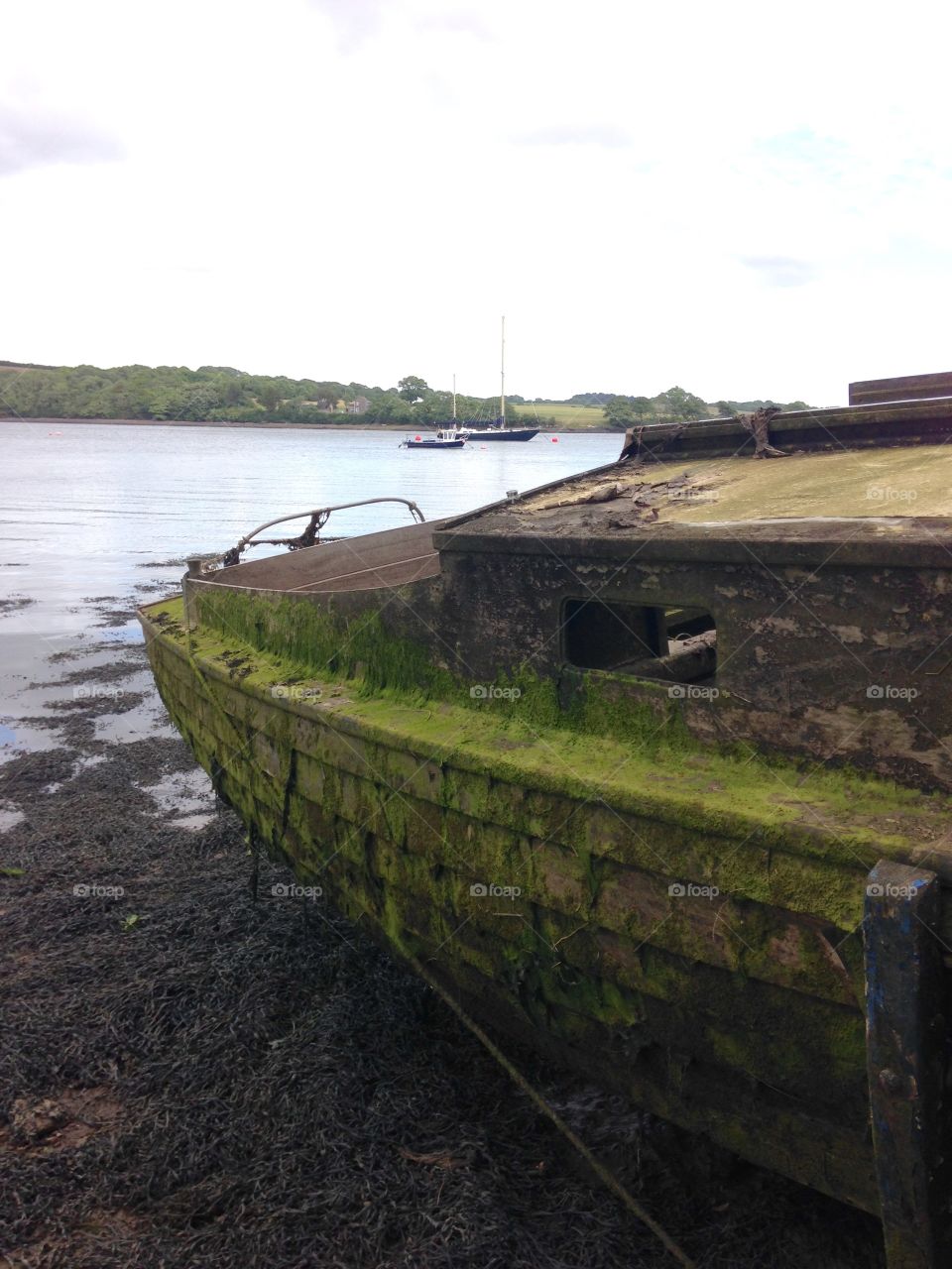 Port lion, abandoned ship
