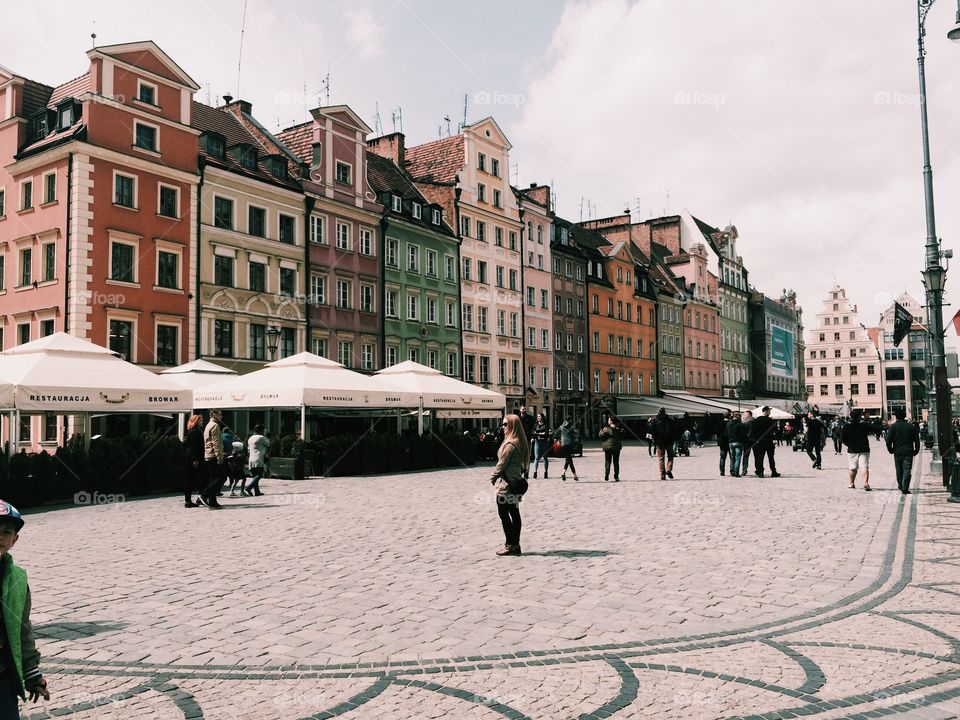 Main square in Wrocław 