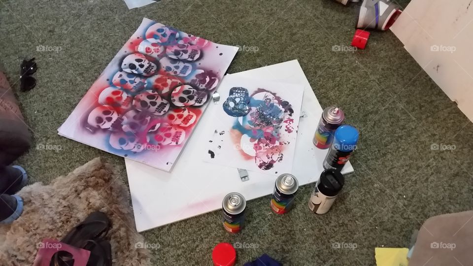 spray art
