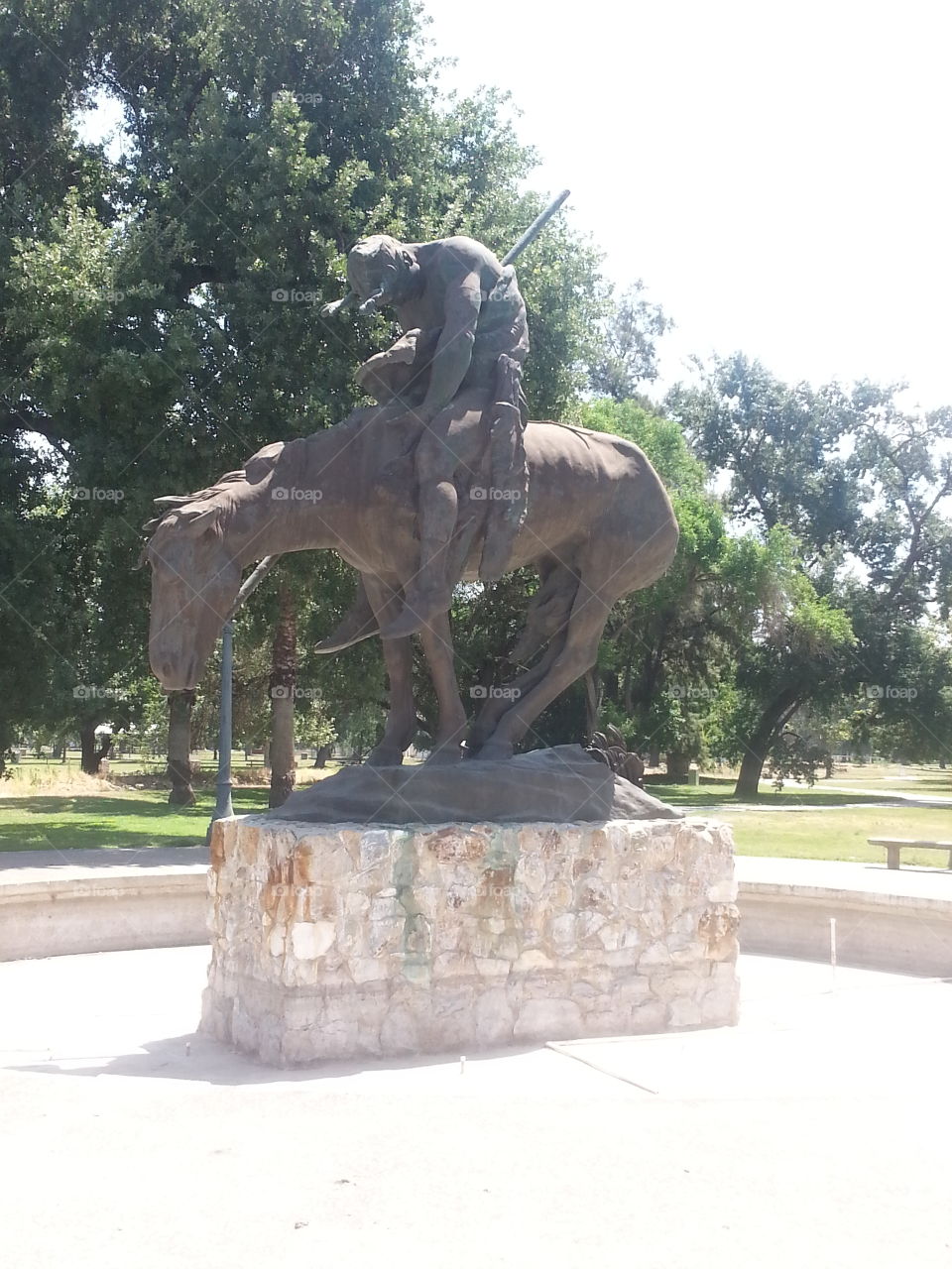 End of the trail monument