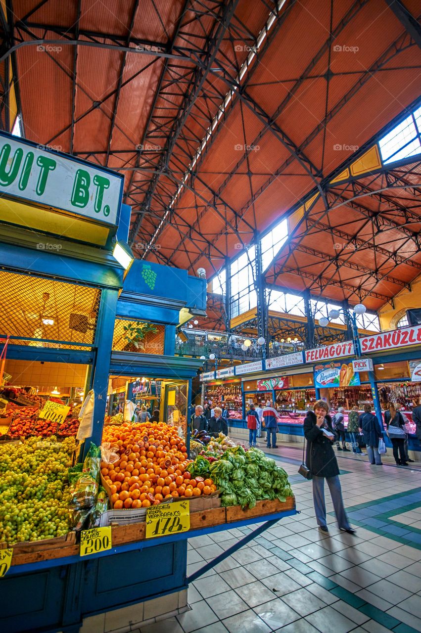 Market hall Budapest 