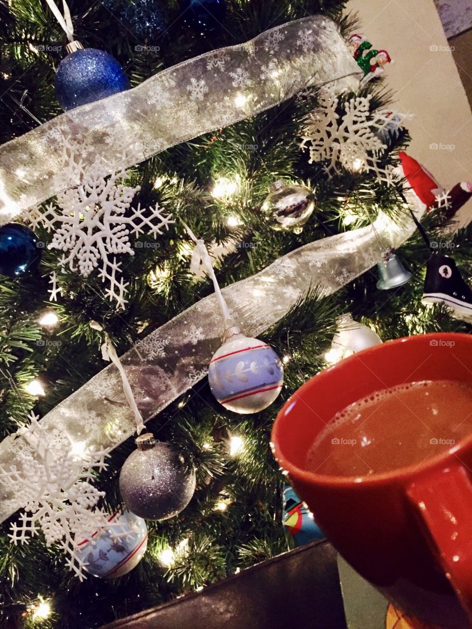 Coffee by the tree
