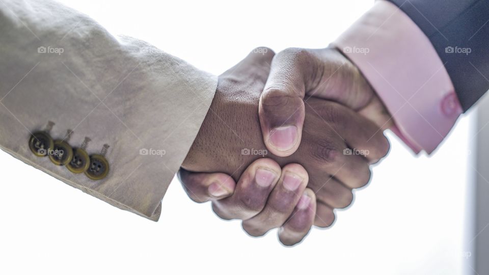 Close up handshake 