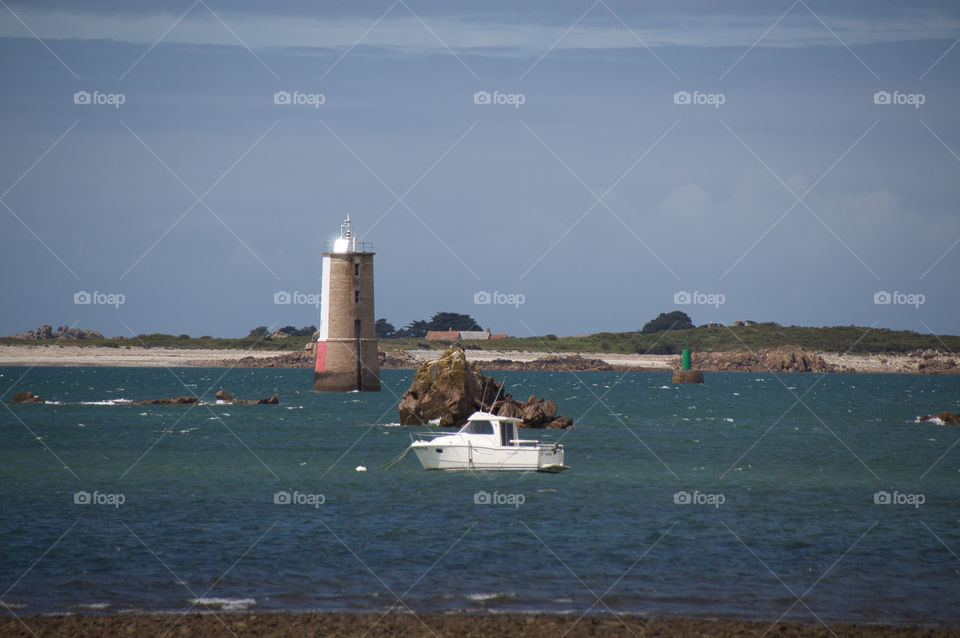 lighthouse in the port country