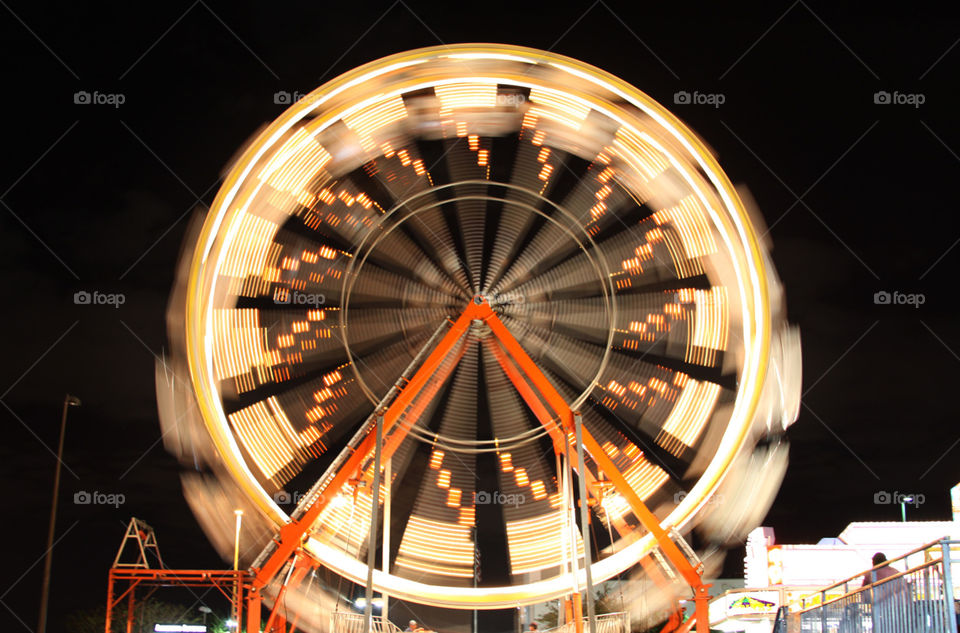 Wheel in motion.