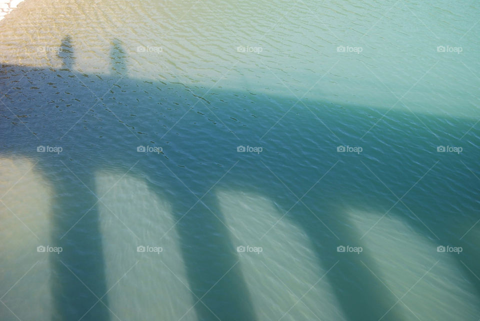 blue shadow water bridge by Nikita80