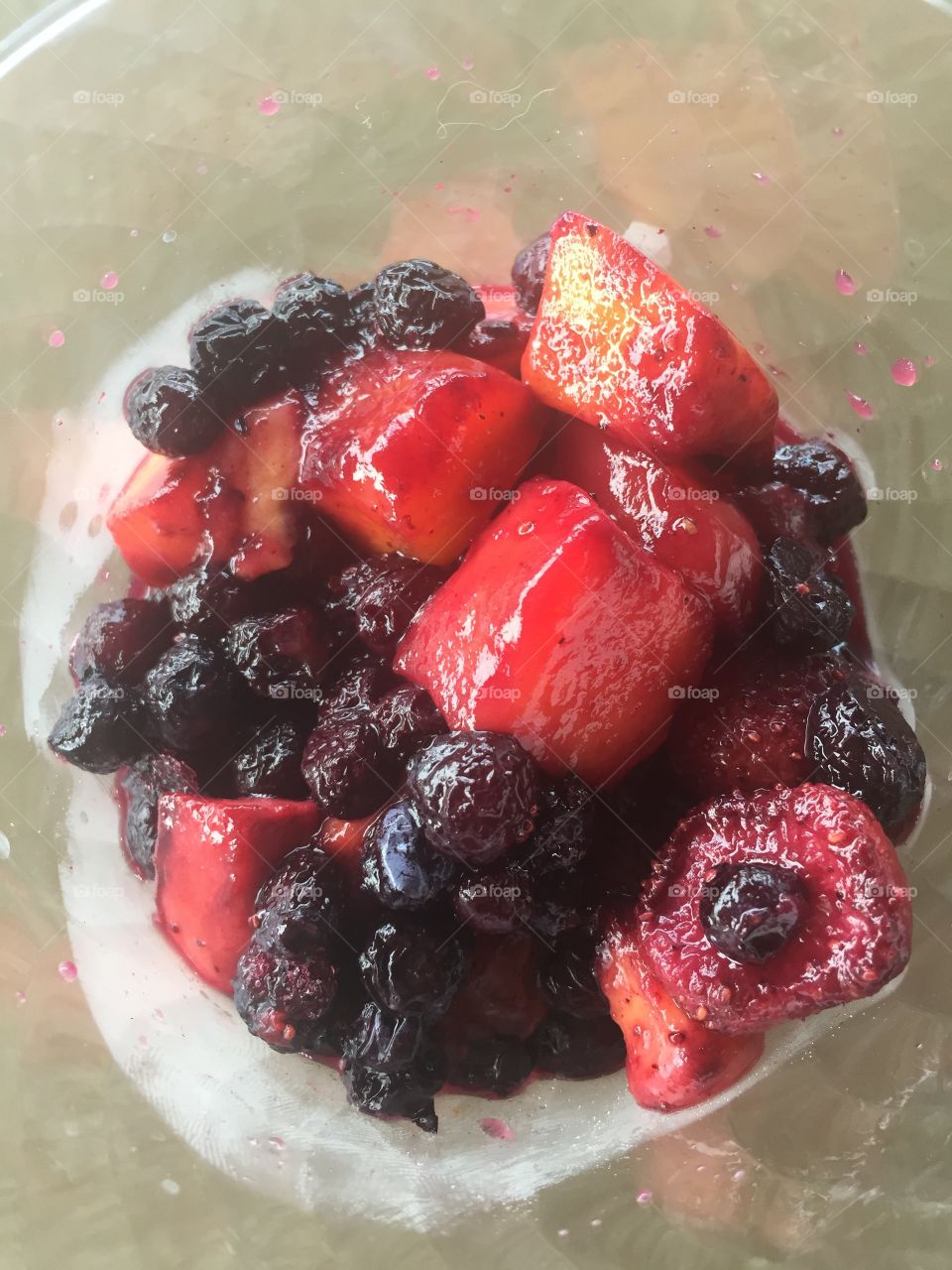 Juicy summer berries