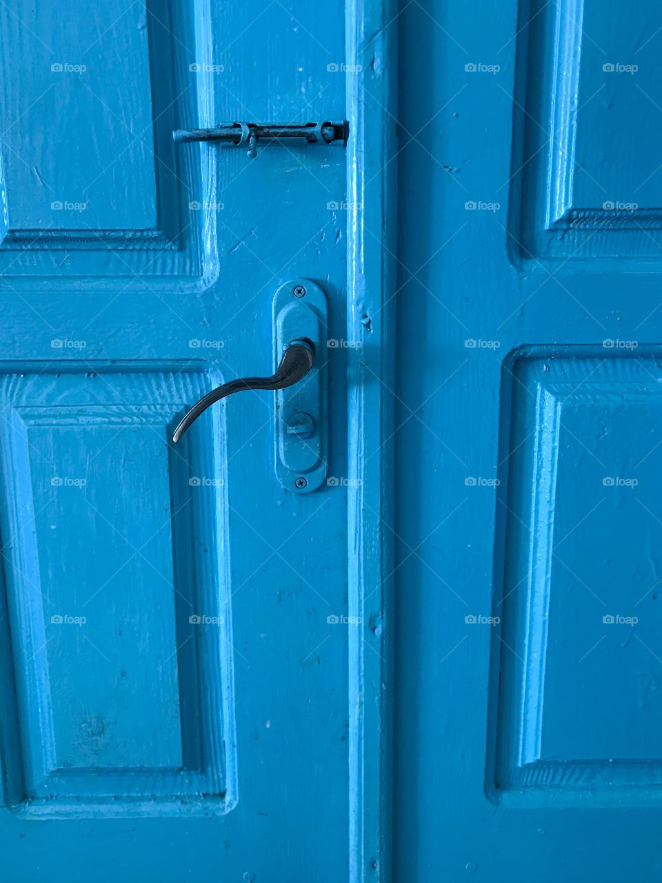 Blue door