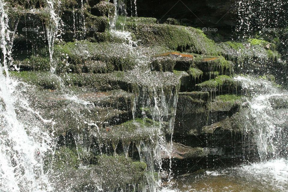 mossy waterfall