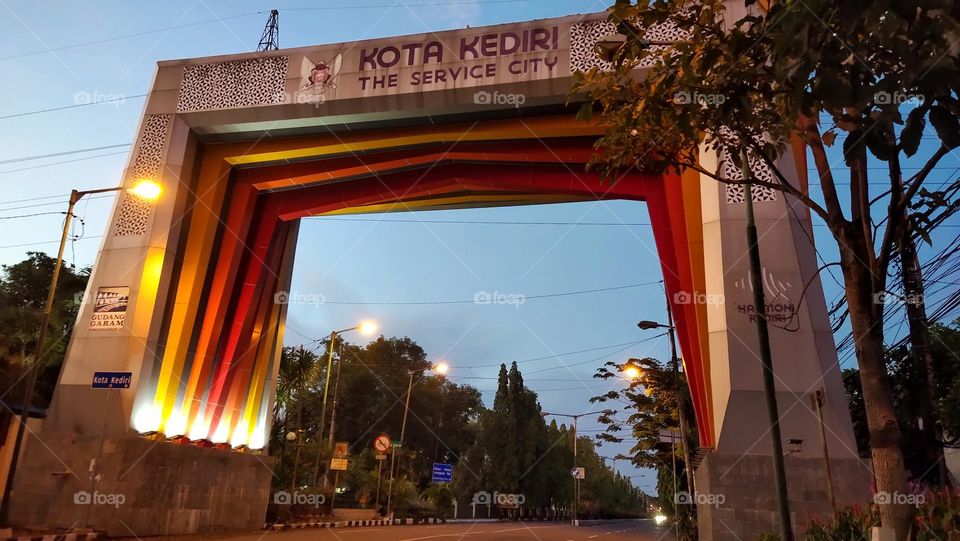 perbatasan kota Kediri