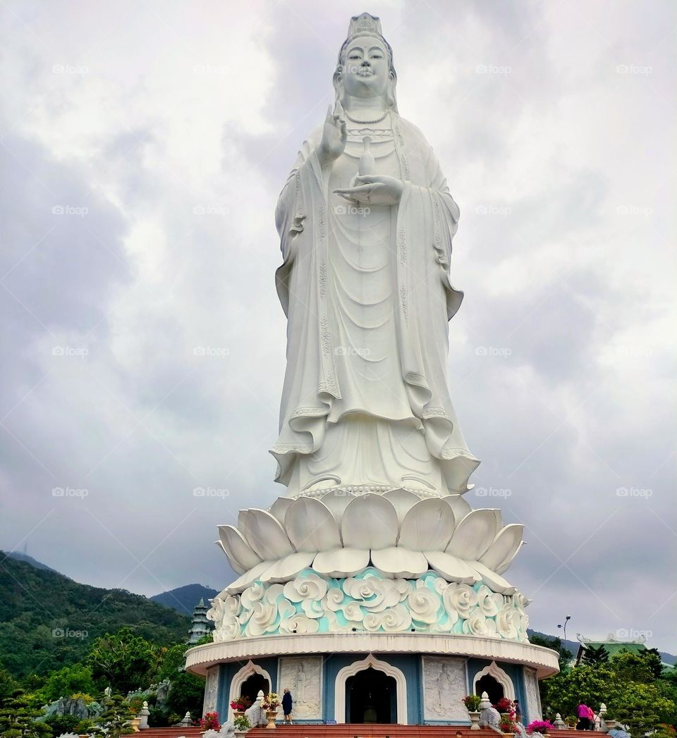 Ancient Gigantic Statue in Vietnam