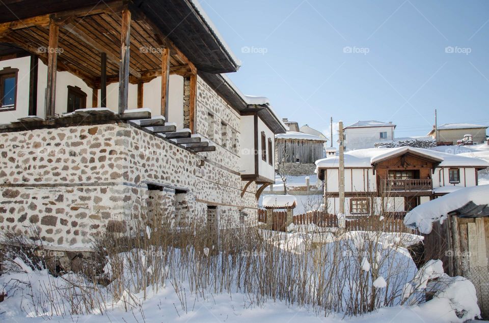 Winter landscape From Bulgaria