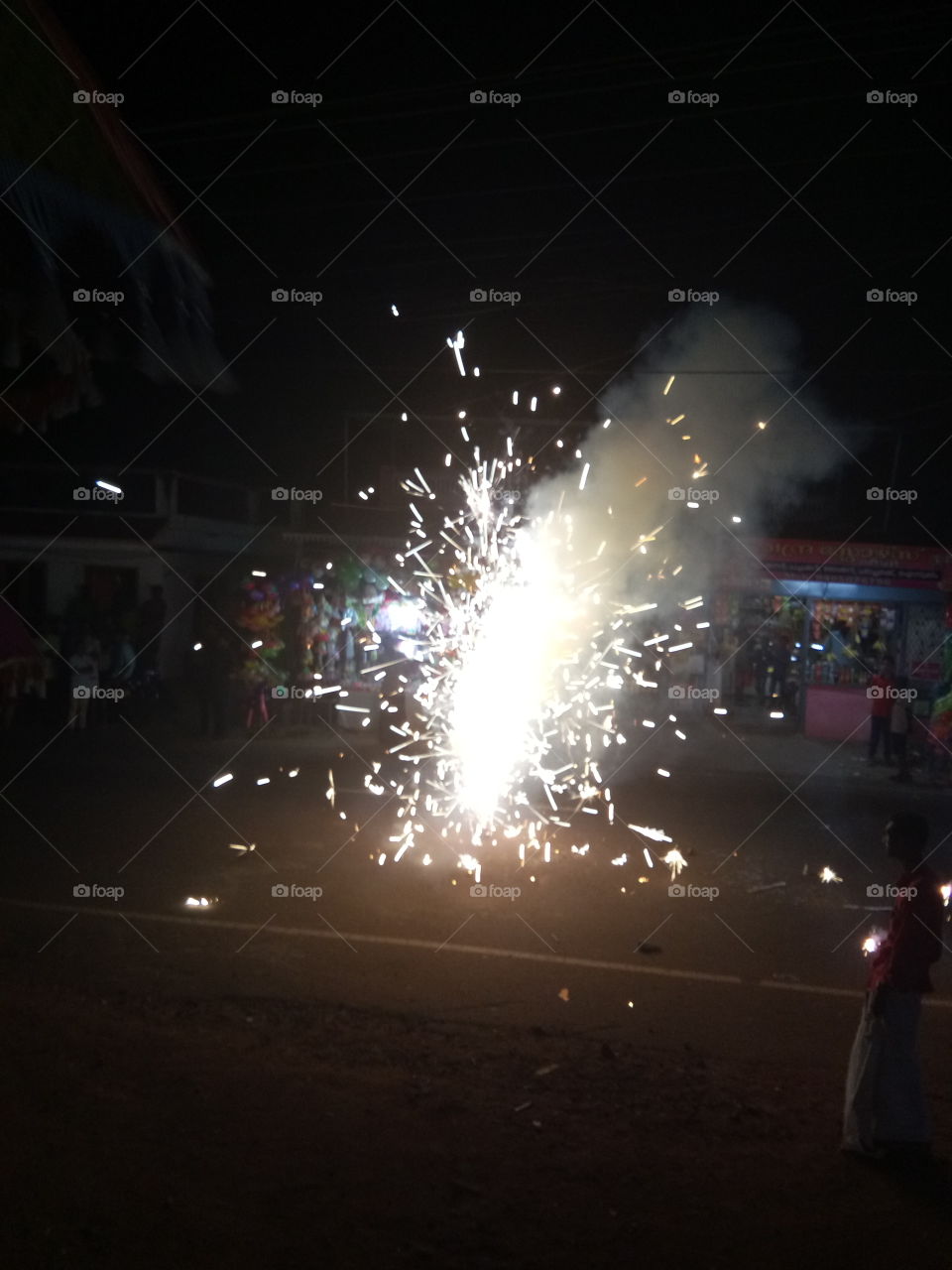 Fire work