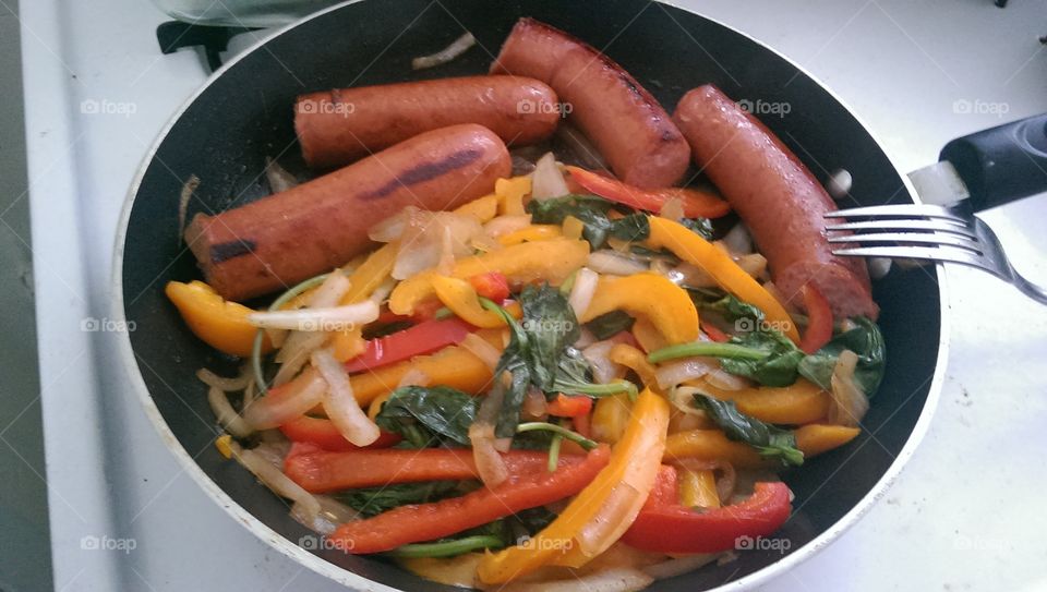 peppers and sausage