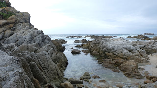Cloudy day at the beach