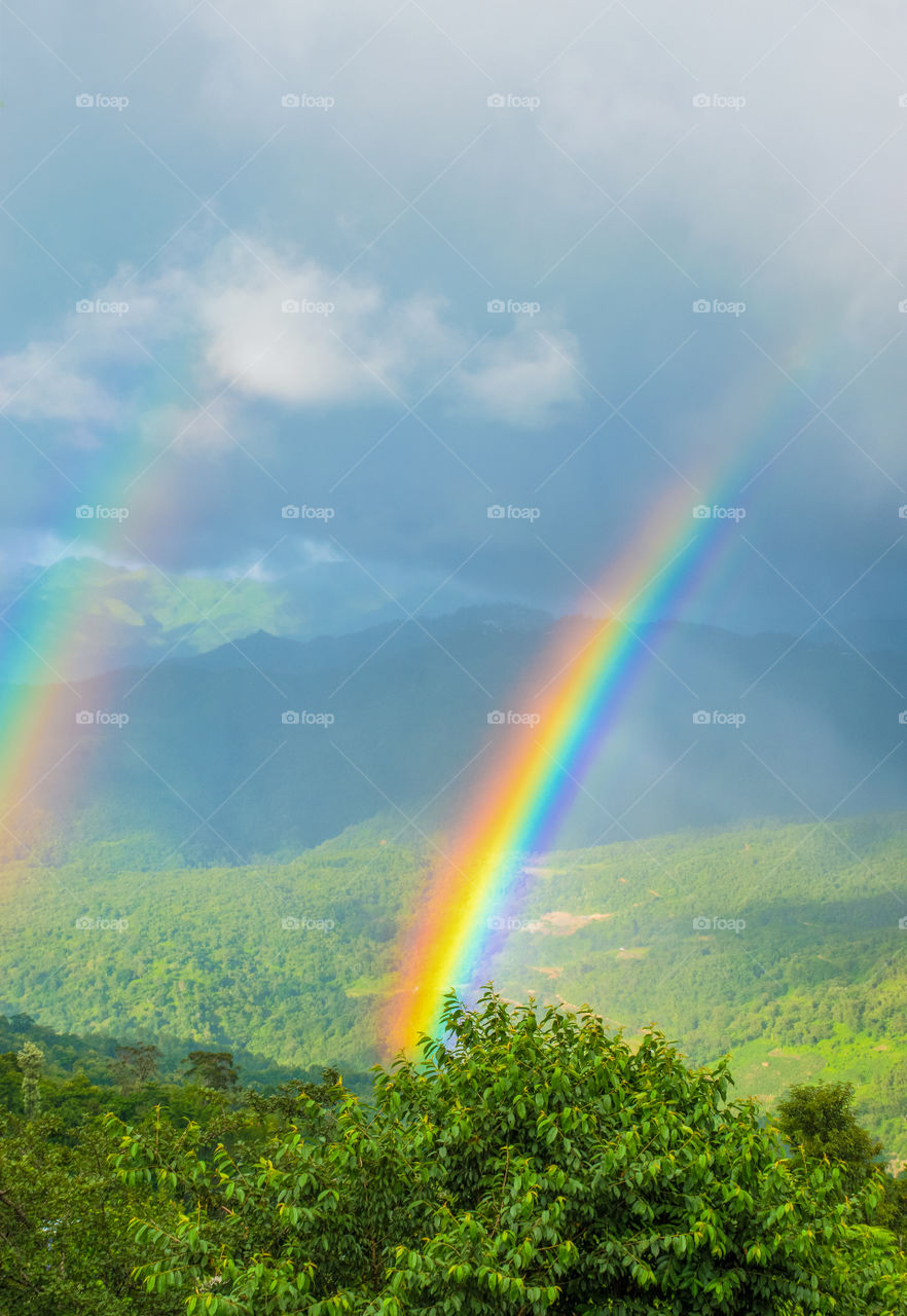 Summer time rainbows are always a delightful sight...