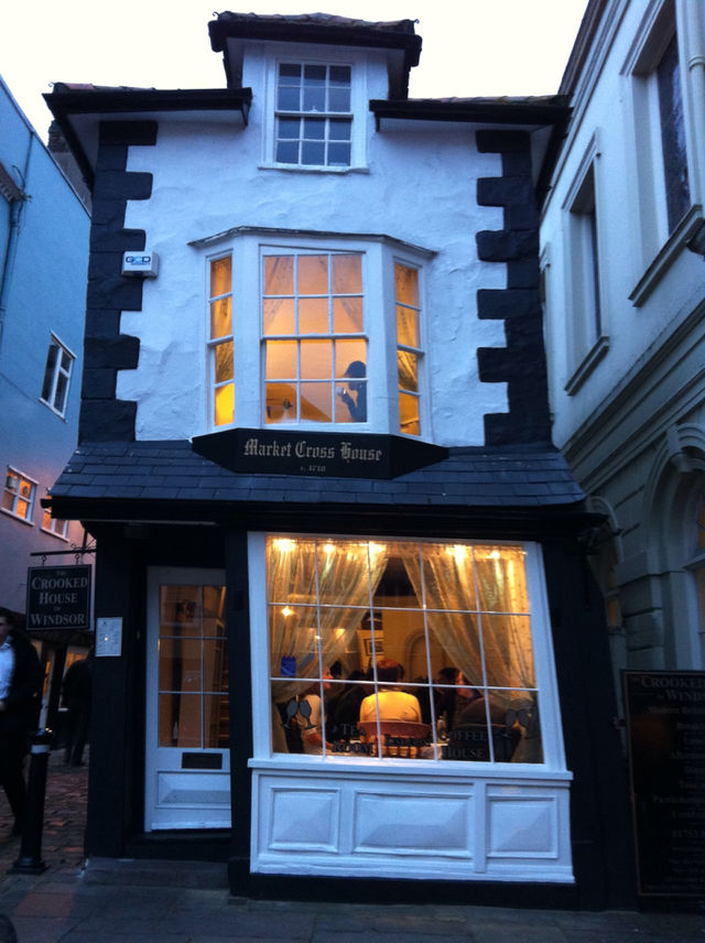 Wonky Building in Windsor front view