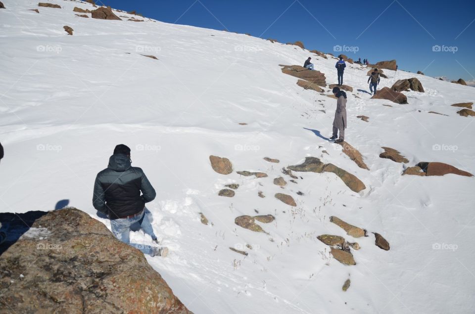 walk on snow