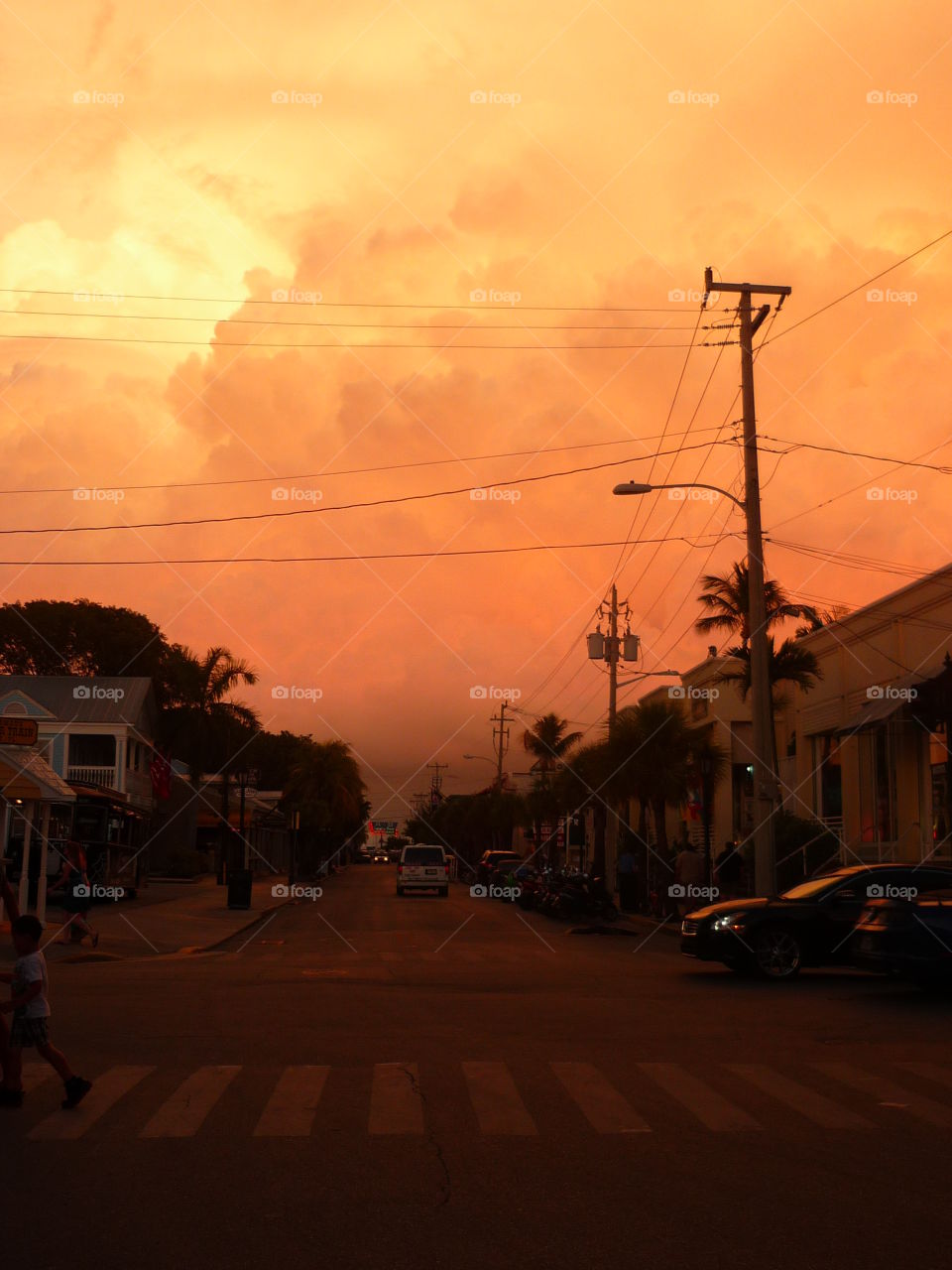 Storm clouds in Key West, Fl