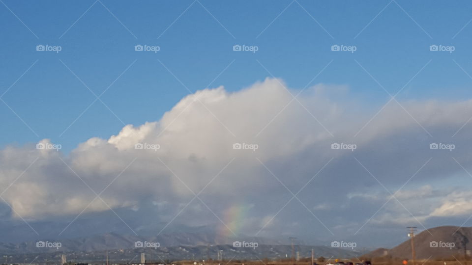 after storm rainbow