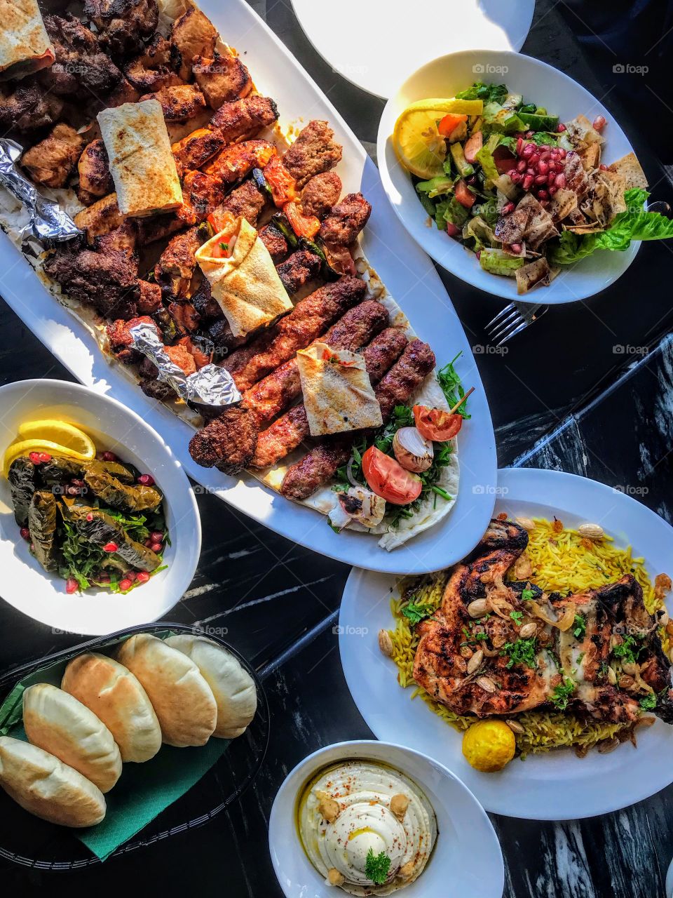 Middle eastern feast 