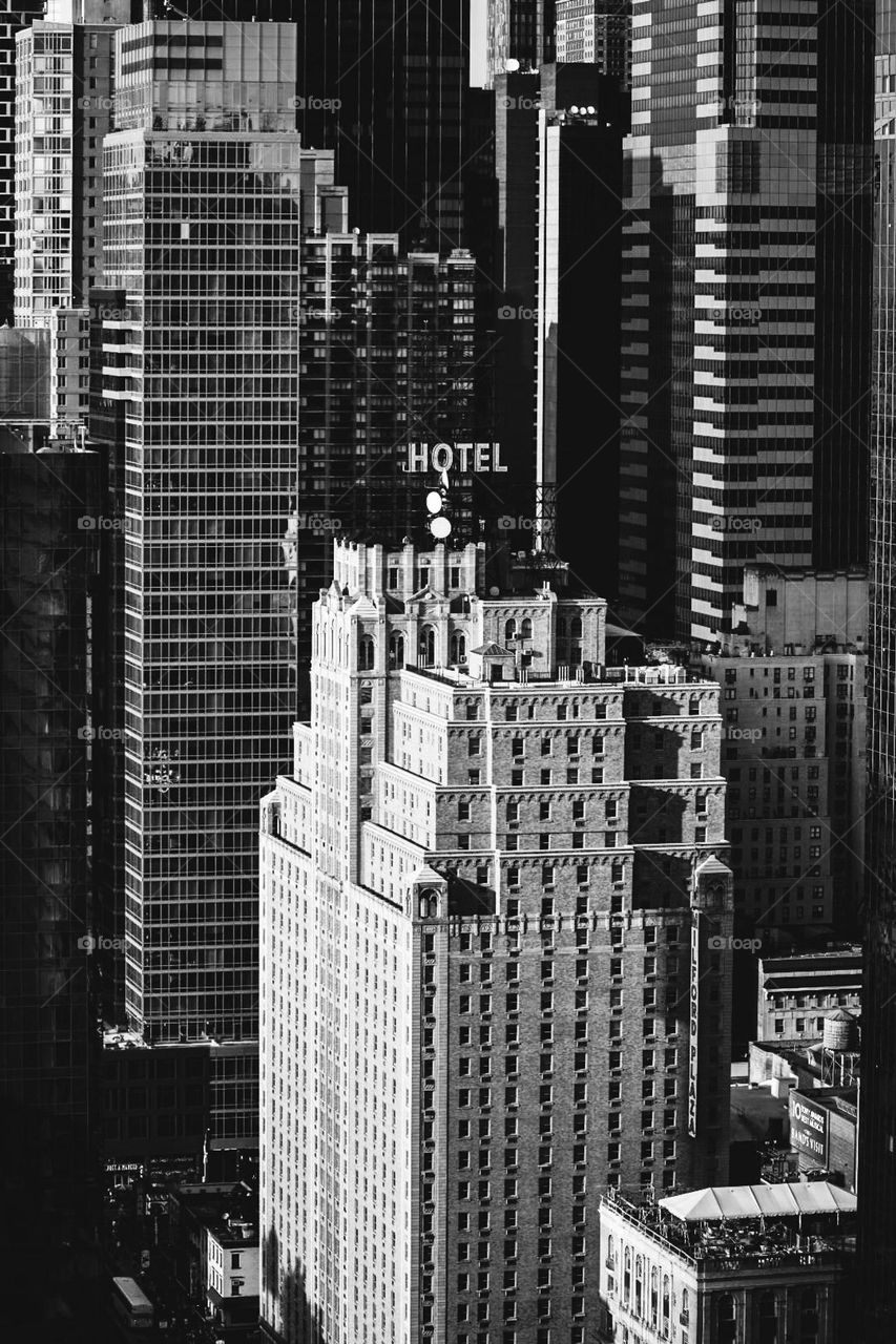 New york city in Black and White
