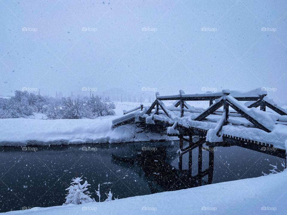 Bridge in the winterwonderland 