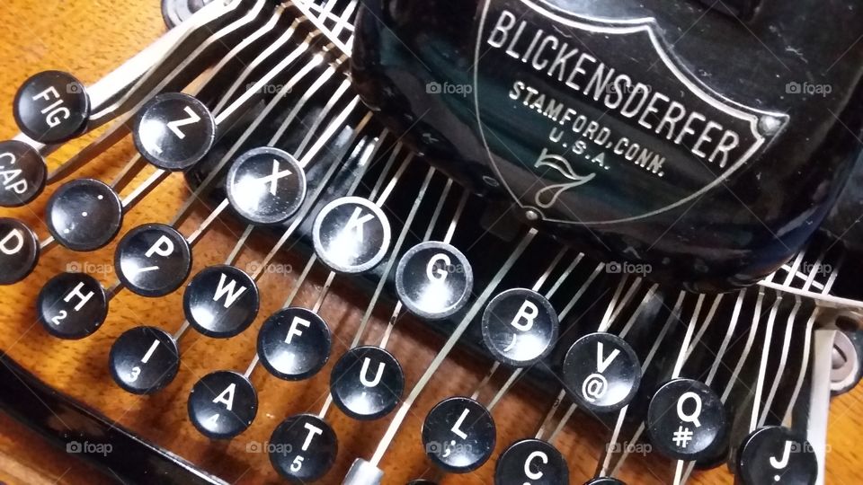 Blickensderfer Typewriter Keyboard