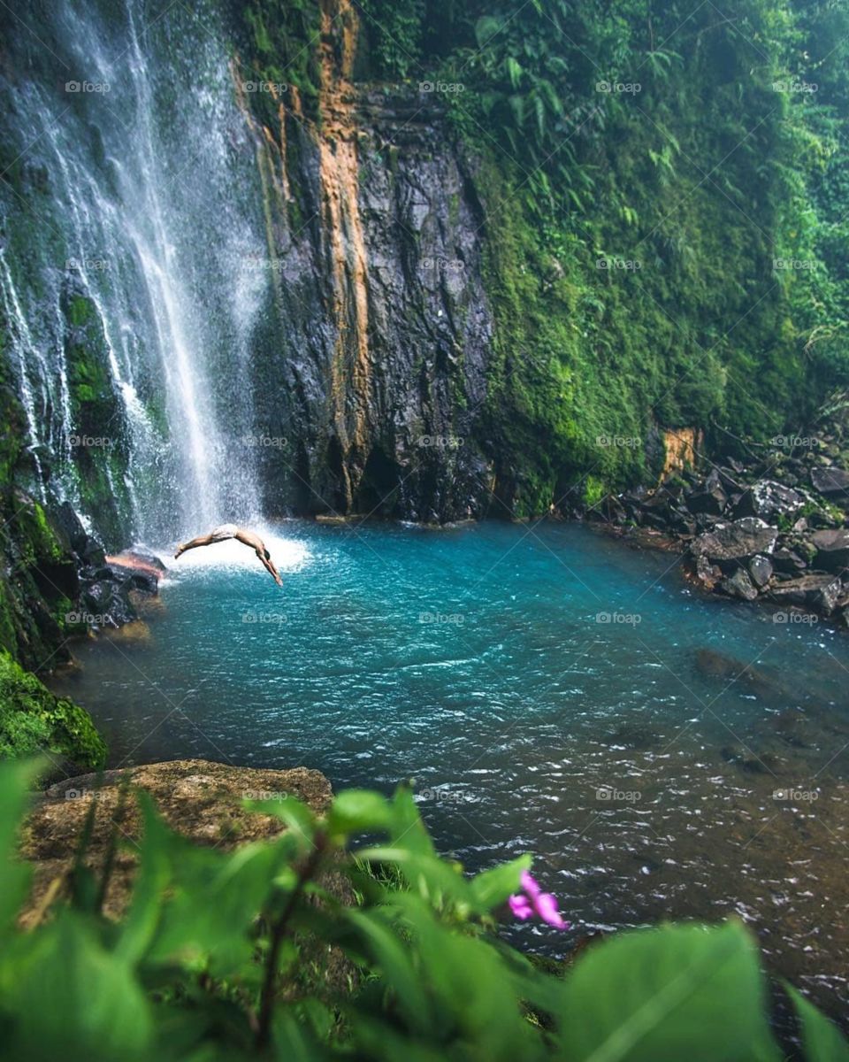 Waterfall Mountain Salak Park