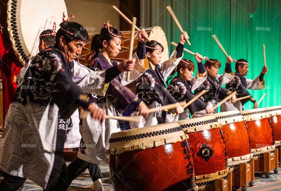 Kendo drummers
