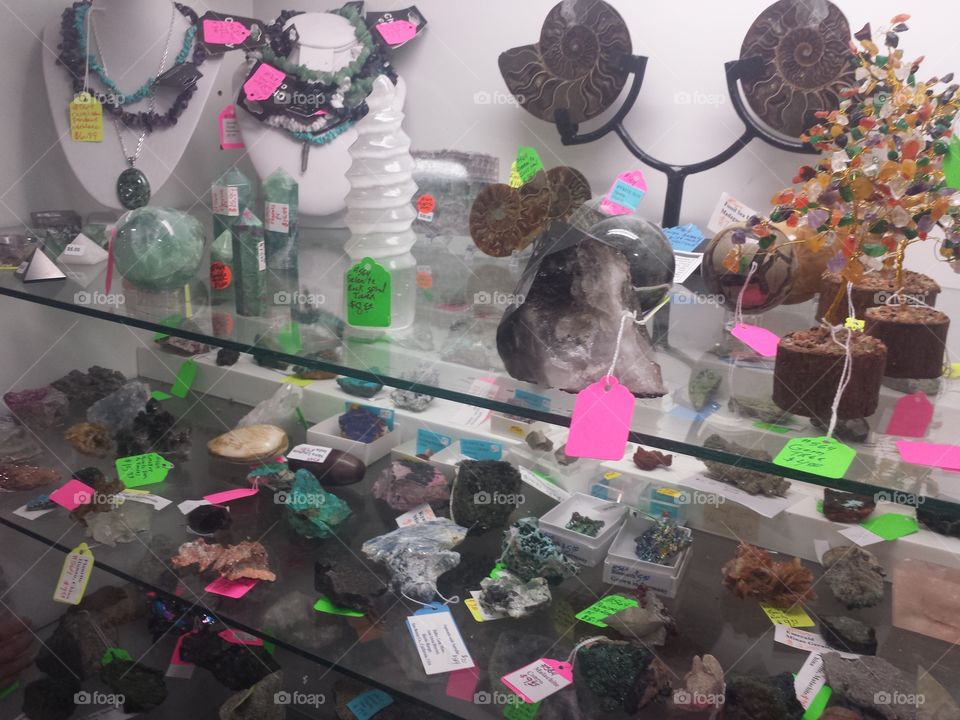 crystal and mineral specimens