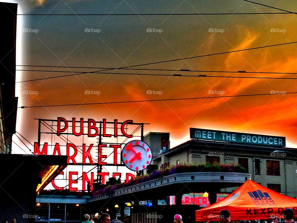Seattle at the market