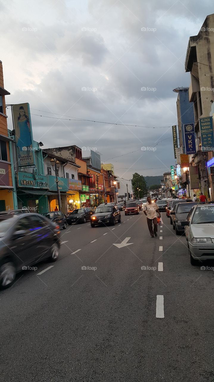 Indian commercial street in Seremban