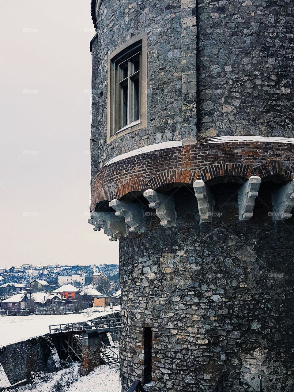 the tower of the Corvin castle