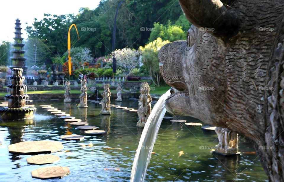 Tirta Gangga Water Palace in Bali, Indonesia