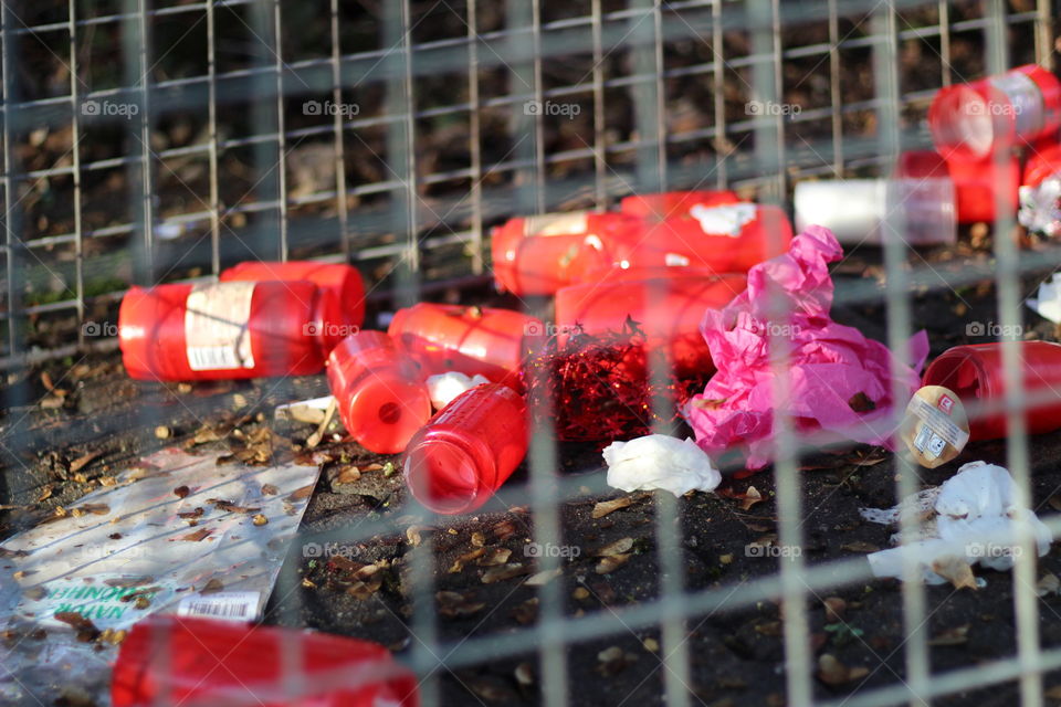 Grablichter Mülleimer