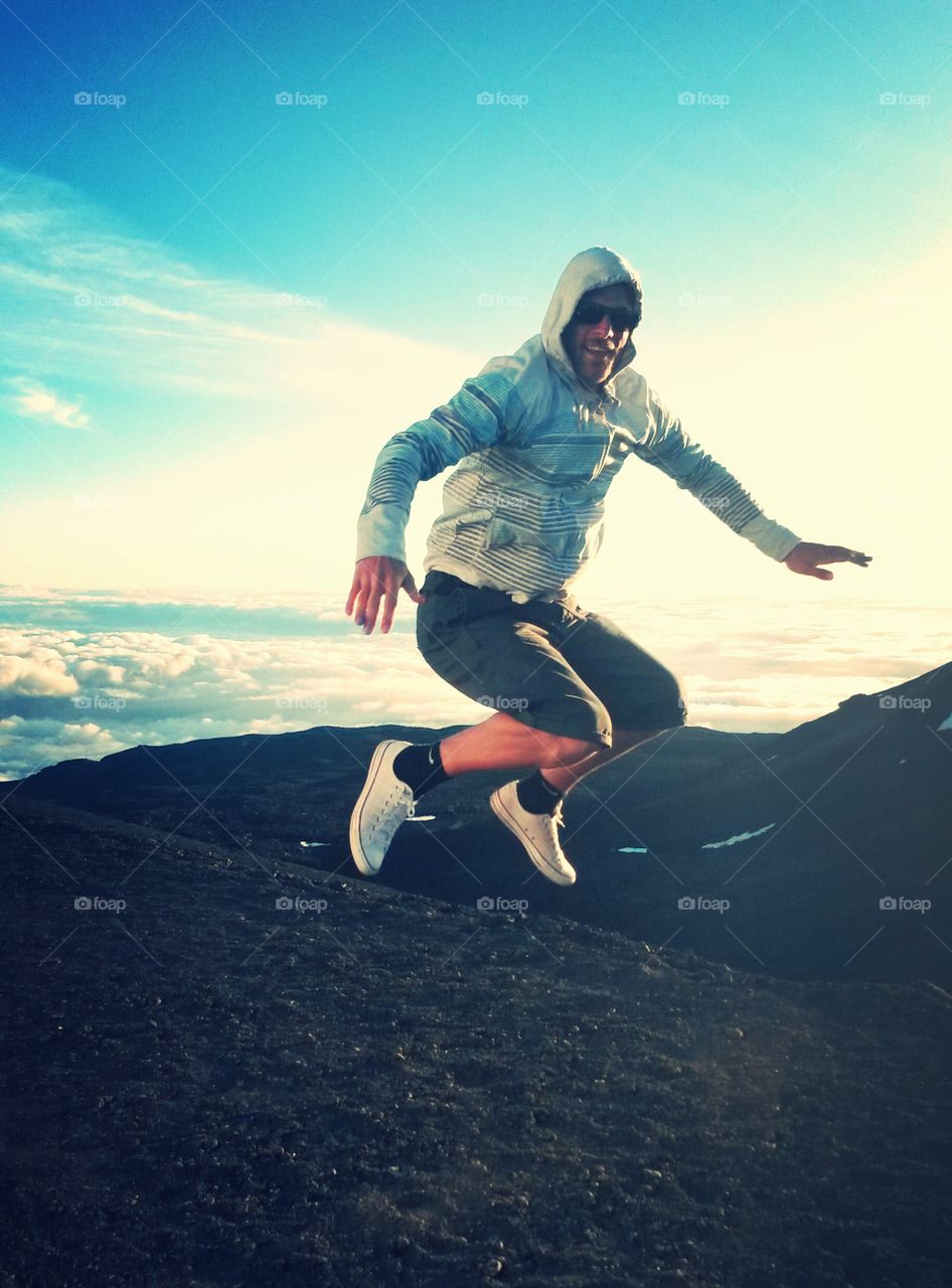 up & up. The summit of Mauna Kea.