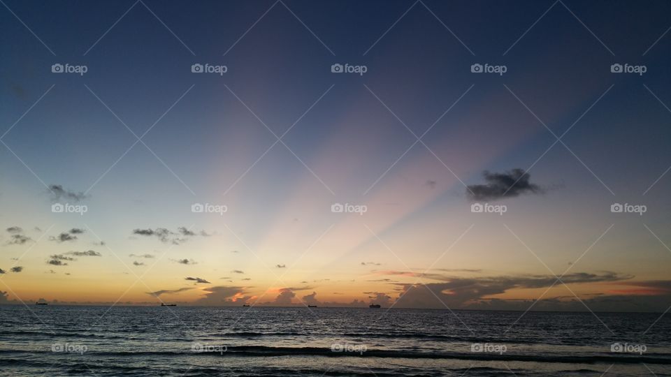 bright beaming beach