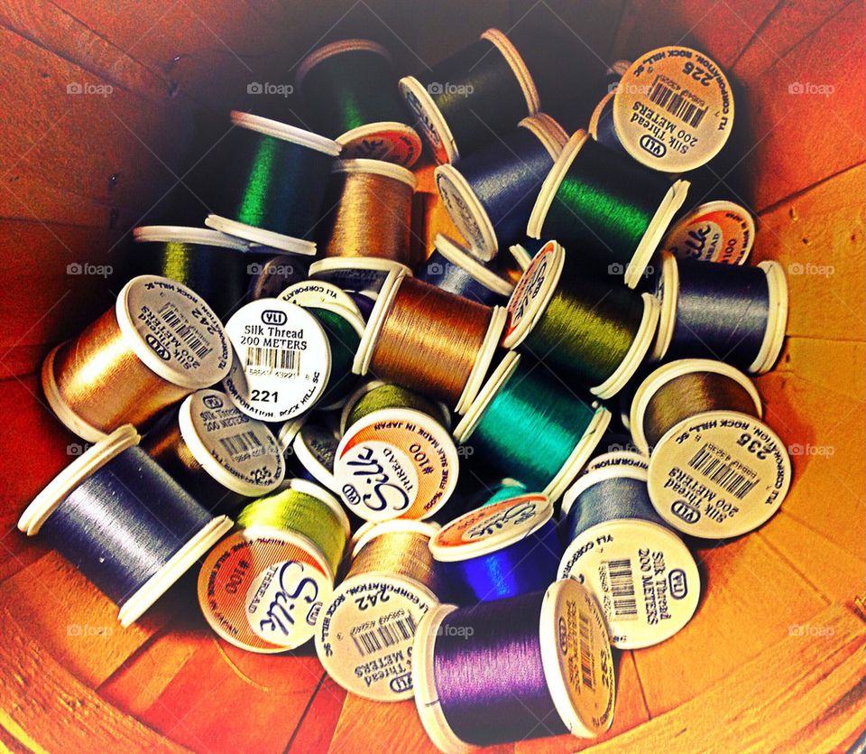 Basket of thread