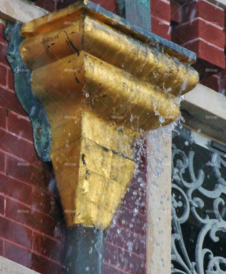 Fancy downspout 