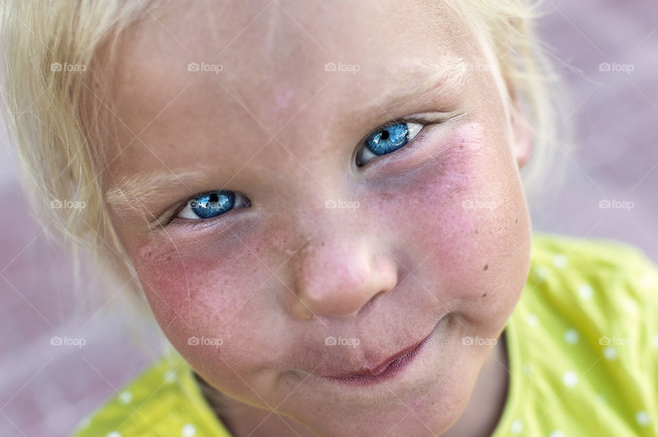 Beautiful blue eyes