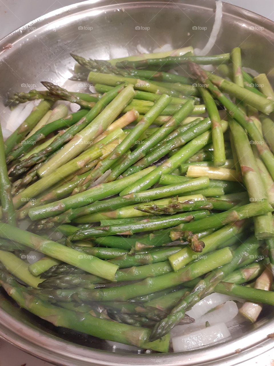 Asparagus and Onion