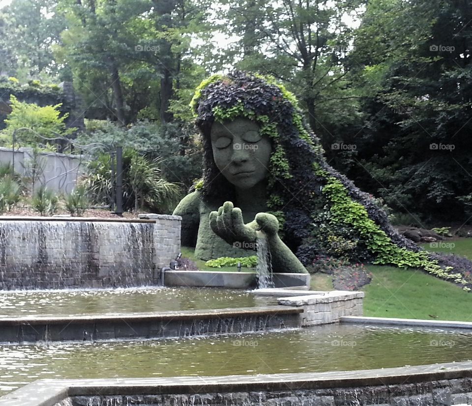 Lady of the Water. Atlanta Botanical Gardens June 2013