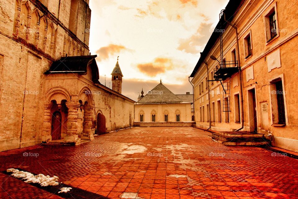 Spring at the monastery. 