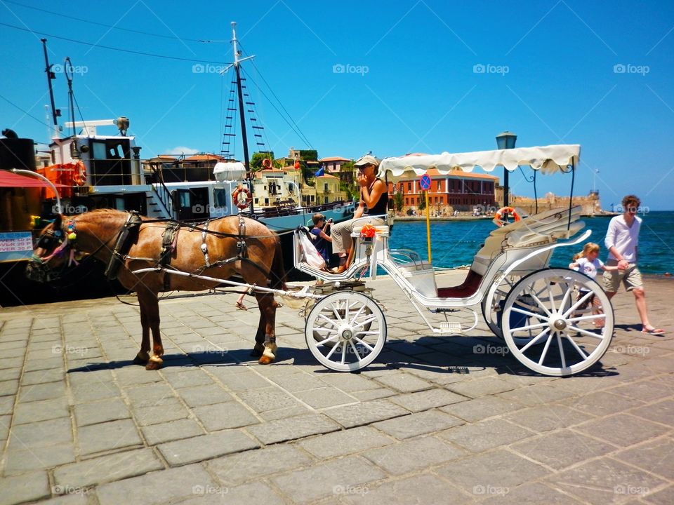 Old town port, Chania, Greece