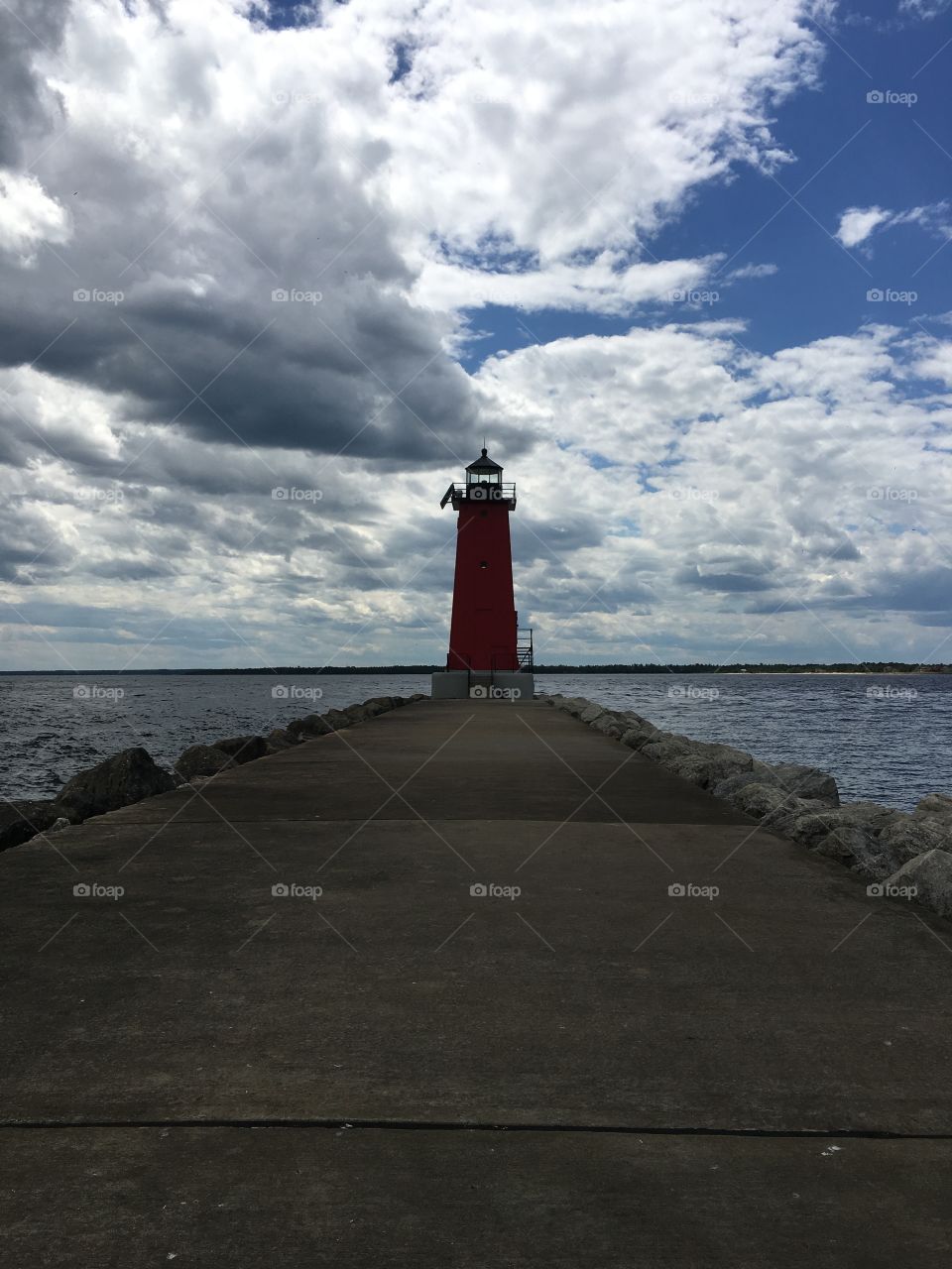 Lake Michigan light house 